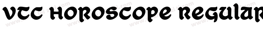 VTC Horoscope Regular 2字体转换